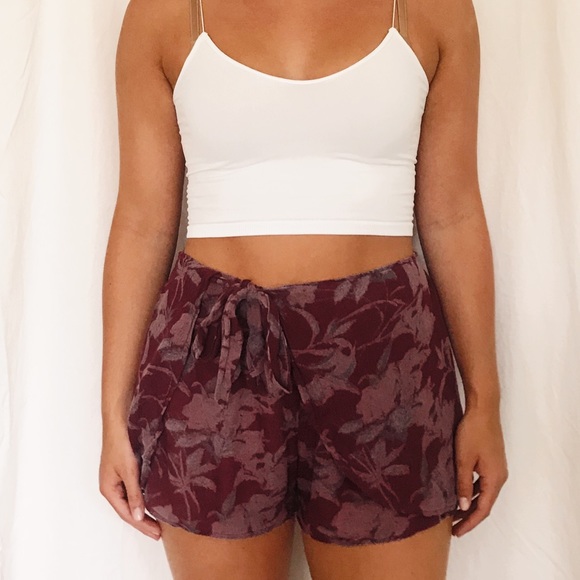 free people - flowy floral skort - Picture 1 of 2